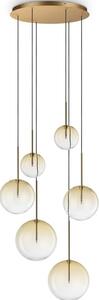 Ideal Lux 345406 EQUINOXE závesné svietidlo 6xG4 medená