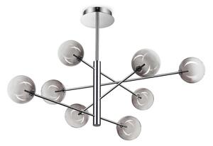 Ideal Lux 345437 EQUINOXE závesné svietidlo 8xG4 dymová