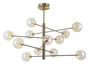Ideal Lux 345383 EQUINOXE závesné svietidlo 12xG4 medená