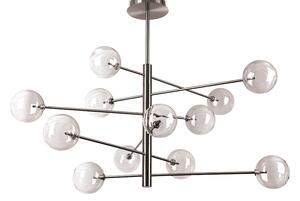 Ideal Lux 345390 EQUINOXE závesné svietidlo 12xG4 dymová