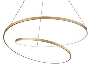 Ideal Lux 342399 OZ závesné svietidlo D600mm LED 47W 5500/2200lm 4000K medená ON-OFF
