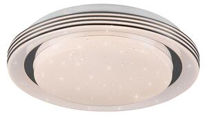 TRIO R67042800 ATRIA stropné svietidlo LED D270mm 10,5W/1080lm 3000-6000K biela, stmievateľné, diaľkový ovládač, starlight efekt