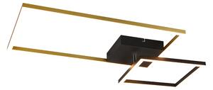 TRIO R62642108 PADELLA stropné svietidlo LED 25W/3000lm 3000K matná mosadz, switchdimmer