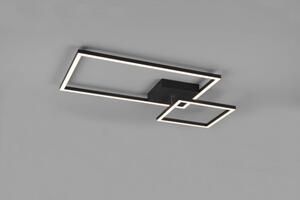 TRIO Reality R62642432 PADELLA stropné svietidlo SMD LED 25W/3000lm 4000K čierna matná, switchdimmer, otočné ramená