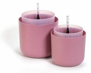 Plastia Samozavlažovací kvetináč Tolita Air ružová, pr. 19 cm