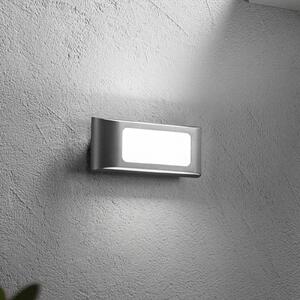LED vonkajšie nástenné svietidlo DESERT, antracitová, šírka 25 cm, kov, Čierna, Hliník, Moderný, Nástenné svietidlo