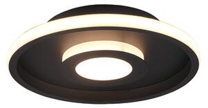 TRIO 680810332 ASCARI stropné svietidlo LED D300mm 28W/3200lm 3000K IP44 matná čierna, switchdimmer