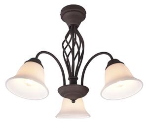 TRIO 601000324 RUSTICA stropné svietidlo D550mm 3xE14 hrdzavá
