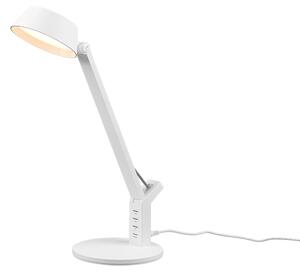 TRIO 523090131 AVA stolové svietidlo LED 5W/600lm 3000+4000+6300K matná biela, USB nabíjanie, stmievateľné