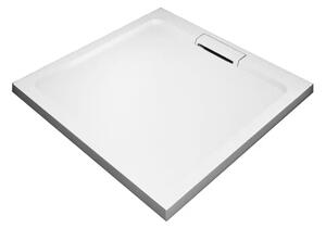 POINT BLACK HARD 80x80 Clear Štvorcový sprchovací kút s mramorovou vaničkou