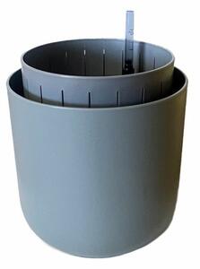 Plastia Samozavlažovací kvetináč Tolita Air sivá, pr.. 19 cm