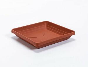 Plastia Podkvetináč Lotos 60 x 60, hnedá