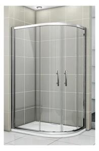 NATALI HARD 90x80 Clear Ľavý Sprchovací kút asymetrický