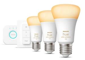 Philips Hue White Ambiance 8719514291232 Starter Kit E27 8W/1100lm 2200-6500K bluetooth 3-set + bridge + switch