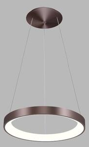 LED2 3271858 BELLA SLIM P závesné svietidlo LED D480mm 38W/2660lm 3000K/4000K kávová