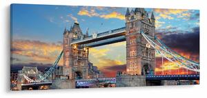 Obraz - Tower Bridge, Londýn, Anglicko (120x50 cm)