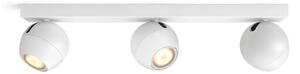 Philips Hue White Ambiance 8719514339101 BUCKRAM stropné bodové svietidlo 3xGU10 +SWITCH 3x5,5W/3x250lm 2200-6500K biela bluetooth