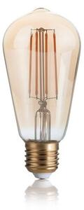Ideal Lux 151694 LED žiarovka E27 Vintage A65 4W/300lm 2200K jantárová