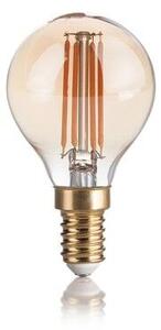 Ideal Lux 151656 LED žiarovka E14 Vintage P45 4W/300lm 2200K jantárová, kvapka