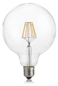 Ideal Lux 153988 LED žiarovka E27 Filament G125 8W/920lm 4000K priehľadná, globe