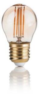 Ideal Lux 151861 LED žiarovka E27 Vintage P45 4W/300lm 2200K jantárová, kvapka