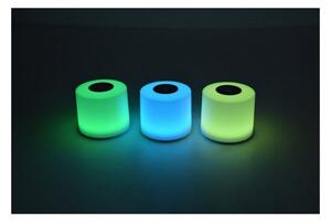 LUTEC CONNECTED 8506201331 NOMA exteriérové stolné svietidlo LED 2x2,3W 2x150lm 2700-6500K+RGB IP44 biela USB