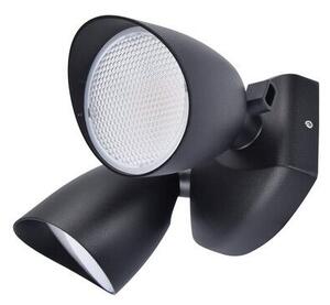 LUTEC 7622221012 SHRIMP exteriérové nástenné svietidlo LED 23,5W 1700lm 4000K IP54 matná čierna