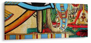 Obraz s egyptskými motívmi (120x50 cm)