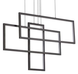 Ideal Lux 269382 FRAME závesné svietidlo LED 93W/9600lm 3000K čierna