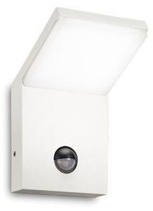Ideal Lux 269146 STYLE vonkajšie nástenné svietidlo s pohybovým senzorom LED 9,5W/750lm 3000K IP54 biela
