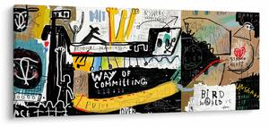 Obraz - Graffiti (120x50 cm)