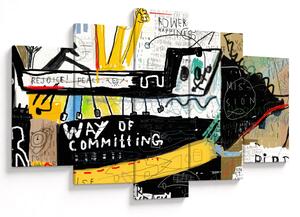 Obraz - Graffiti (150x105 cm)