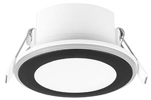TRIO 652310132 AURA zápustné svietidlo LED D82mm 5W/450lm 3000K matná čierna