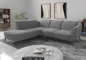 ROHOVÁ SEDAČKA, textil, sivá Sit & More - Sedačky, Online Only