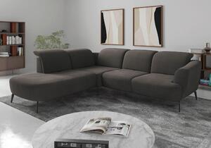 ROHOVÁ SEDAČKA, textil, grafitová Sit & More - Sedačky, Online Only