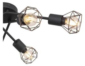 GLOBO 54802S-6 XARA I stropné svietidlo D630mm 6xE14 čierna
