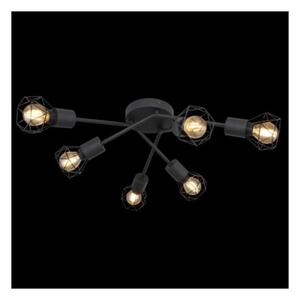 GLOBO 54802S-6 XARA I stropné svietidlo D630mm 6xE14 čierna