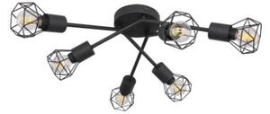 GLOBO 54802S-6 XARA I stropné svietidlo D630mm 6xE14 čierna