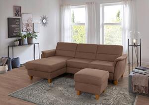 ROHOVÁ SEDAČKA, textil, hnedá Sit & More - Sedačky, Online Only