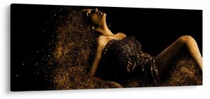 Obraz - Žena zo zlata (120x50 cm)