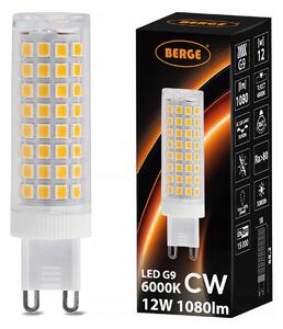 ECOLIGHT LED žiarovka - 230V - G9 - 12W - 1080Lm - studená biela - 6500K