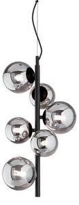 Ideal Lux 271422 PERLAGE závesné svietidlo 6xG9 D260mm čierna, dymová