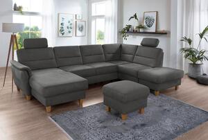 SEDACIA SÚPRAVA, textil, sivá Sit & More - Sedačky, Online Only