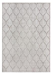 Vnútorný a vonkajší koberec slonovinový 80x150 cm Elm Leaf – Flair Rugs
