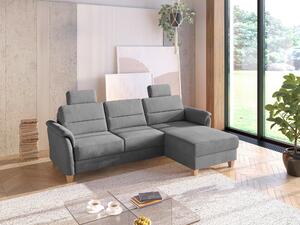 ROHOVÁ SEDAČKA, textil, sivá Sit & More - Sedačky, Online Only