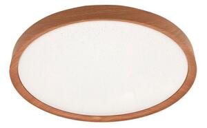RABALUX 3500 Sherwood stropné svietidlo LED D490mm 50W/4000lm 3000-6500K imitácia dreva, biela, stmievateľné, diaľkový ovládač, starlight efekt