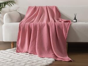 XPOSE® Detské mušelínová deka SENA Premium - staroružová 120x120 cm