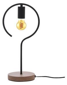 RABALUX 3220 Rufin stolná lampa V420mm 1xE27 imitácia dreva, čierna