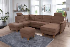 SEDACIA SÚPRAVA, textil, hnedá Sit & More - Sedačky, Online Only