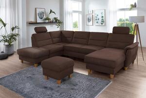 SEDACIA SÚPRAVA, textil, tmavohnedá Sit & More - Sedačky, Online Only